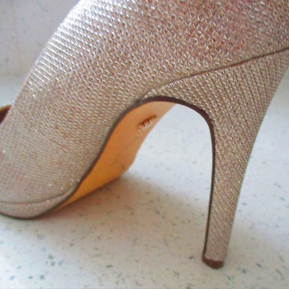 Nina New York Silver Sparkle Dressy Shoe Sz 7 - Picture 10 of 10